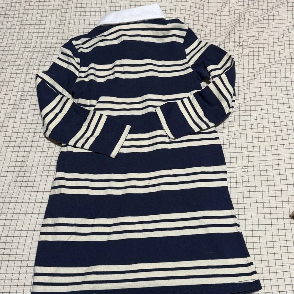 NWT GAP Striped blue and White Kids Dress sz  6/6x